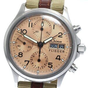 Sinn Flieger II 356 Day-Date Chronograph Automatic Men's Watch_896531